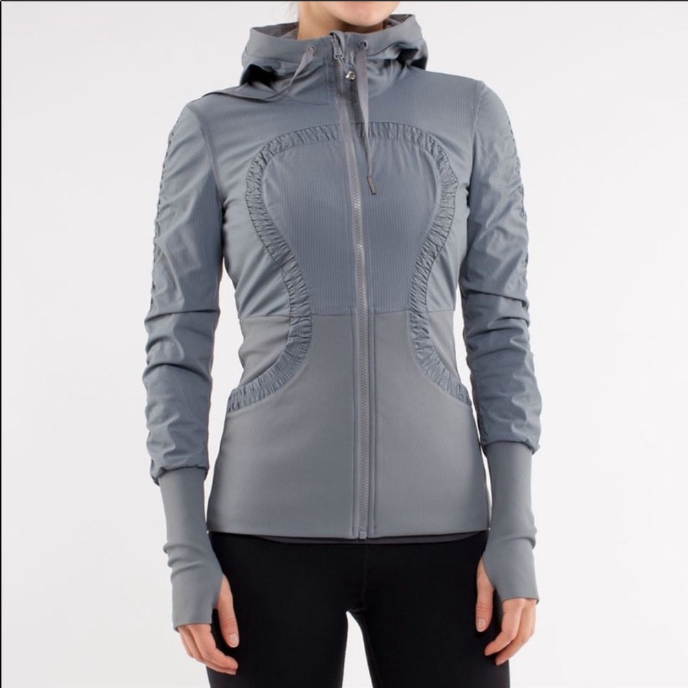 Grey size 6 Lululemon jacket